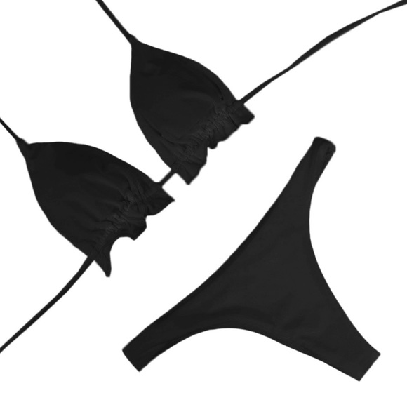 NEW SUGAR ♡  BLACK Bikini Set - Large - Picture 4 of 4